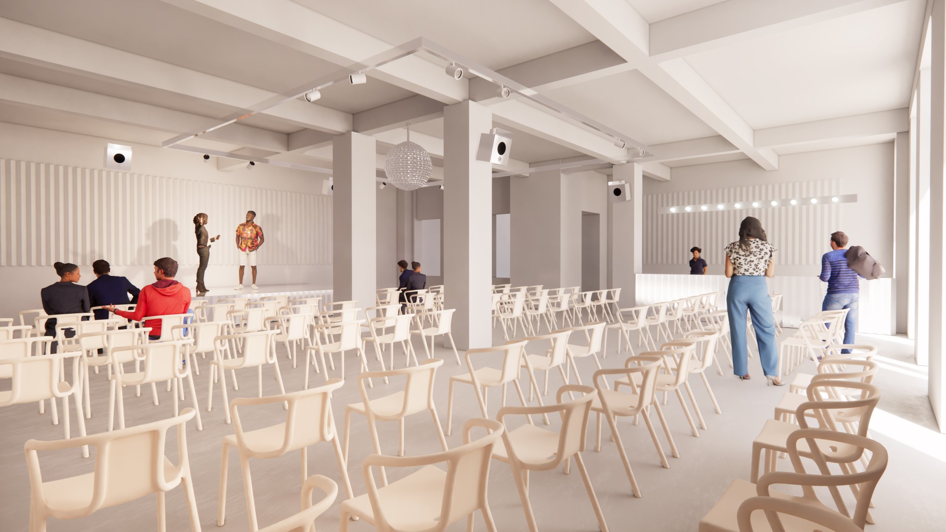 Eventfl&auml;chen im NAA-Erdgeschoss