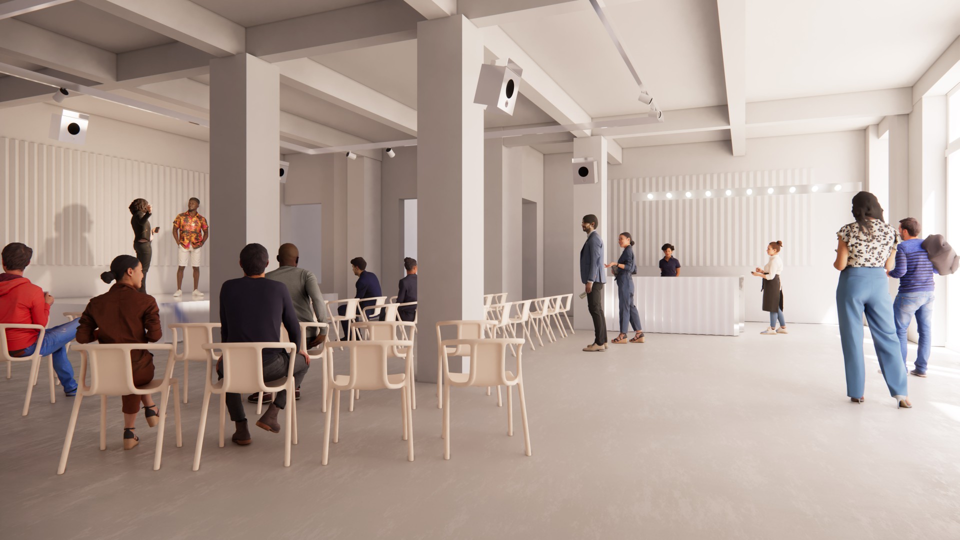 Eventfl&auml;chen im NAA-Erdgeschoss